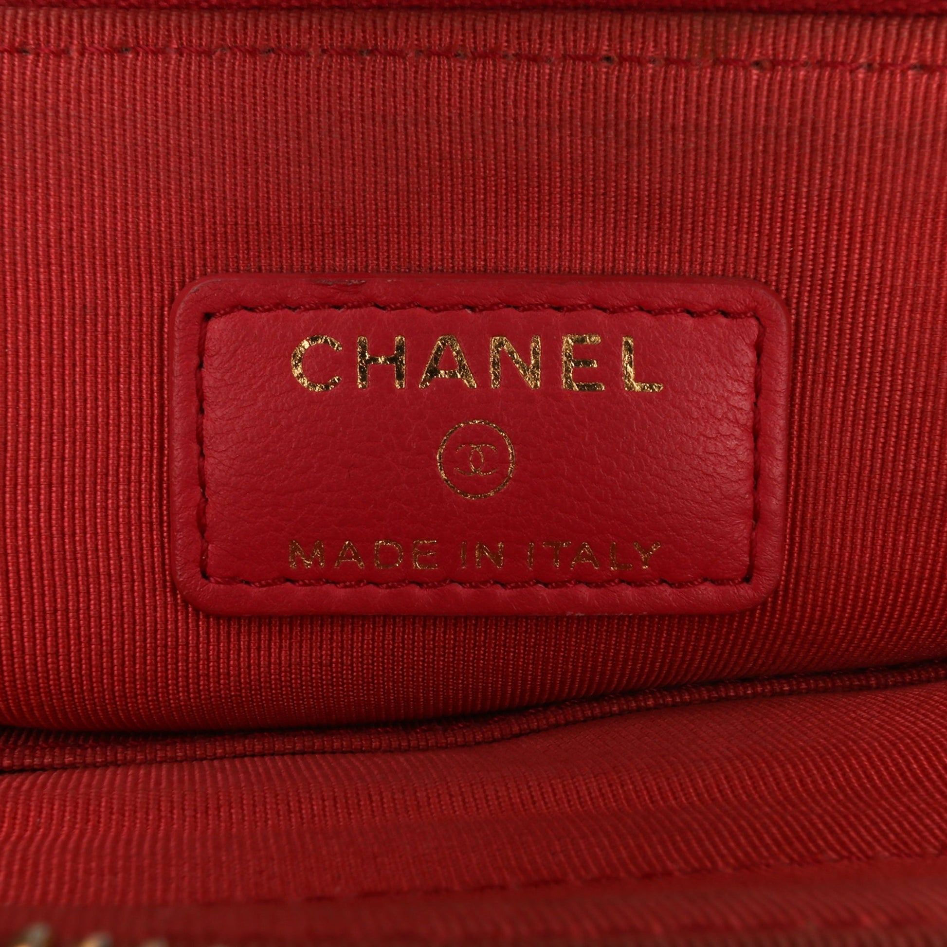 Chanel Quilted Lambskin Double Case with Chain