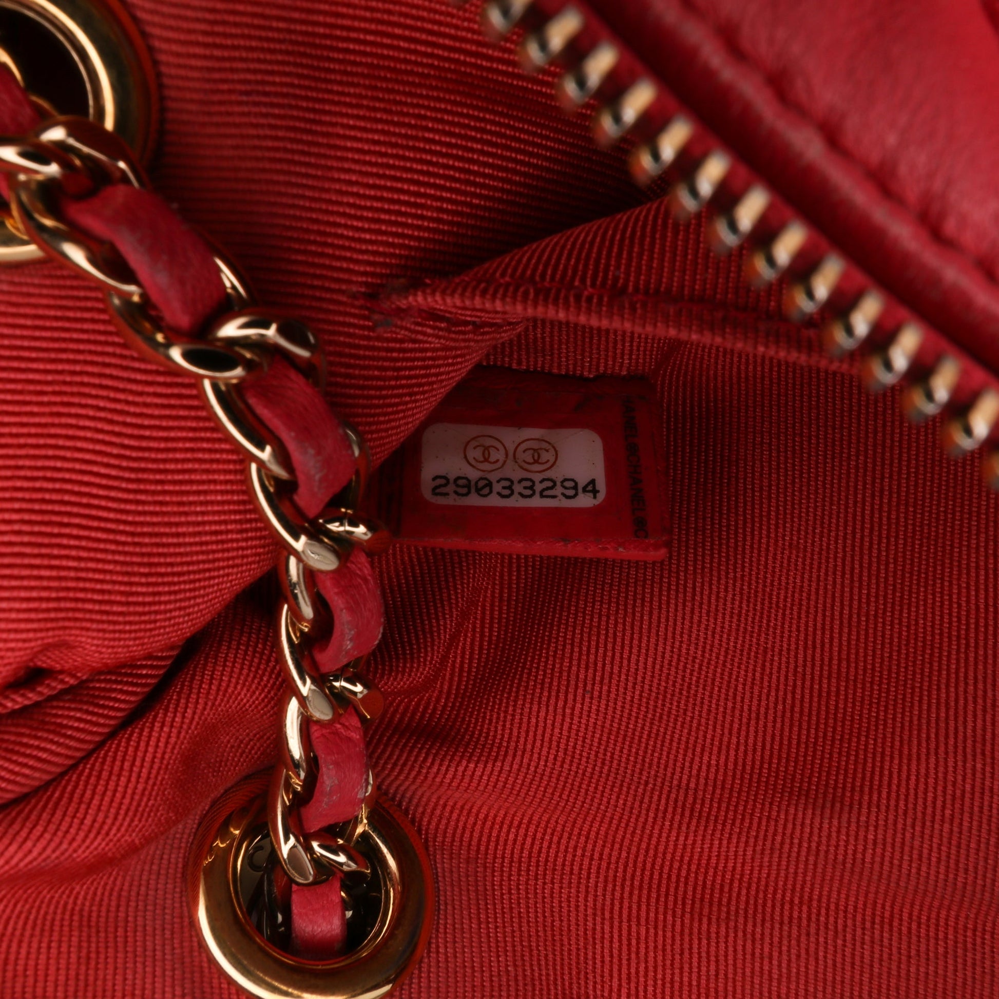 Chanel Quilted Lambskin Double Case with Chain