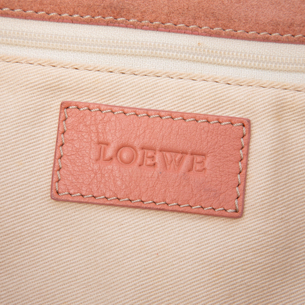 LOEWE Suede Crown Logo Shopper Tote