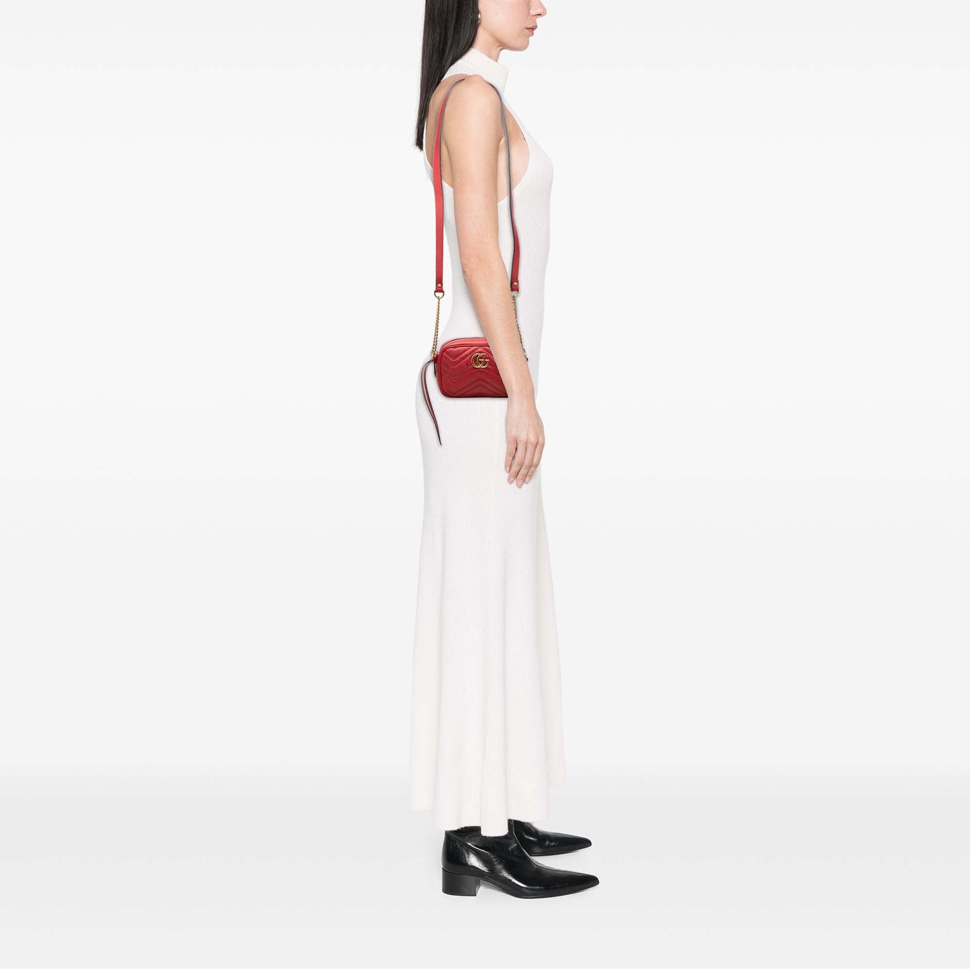 Gucci Mini GG Marmont Matelasse Leather Crossbody