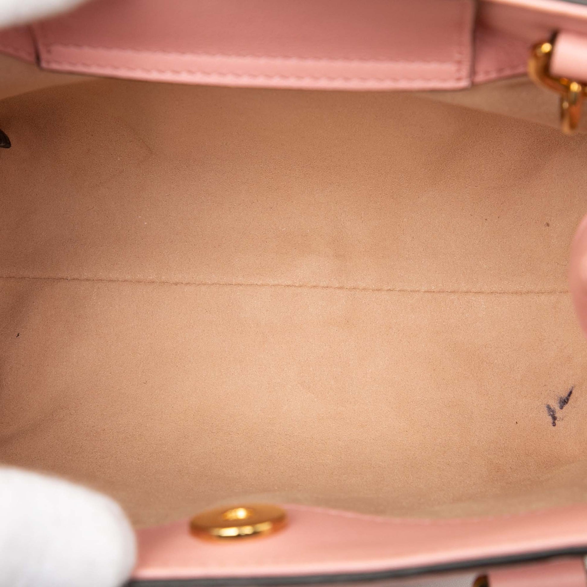 Gucci Mini Calfskin Bamboo Diana Satchel