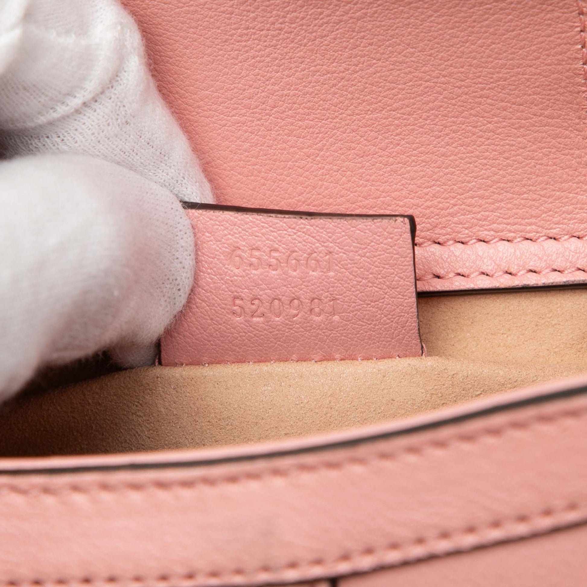 Gucci Mini Calfskin Bamboo Diana Satchel