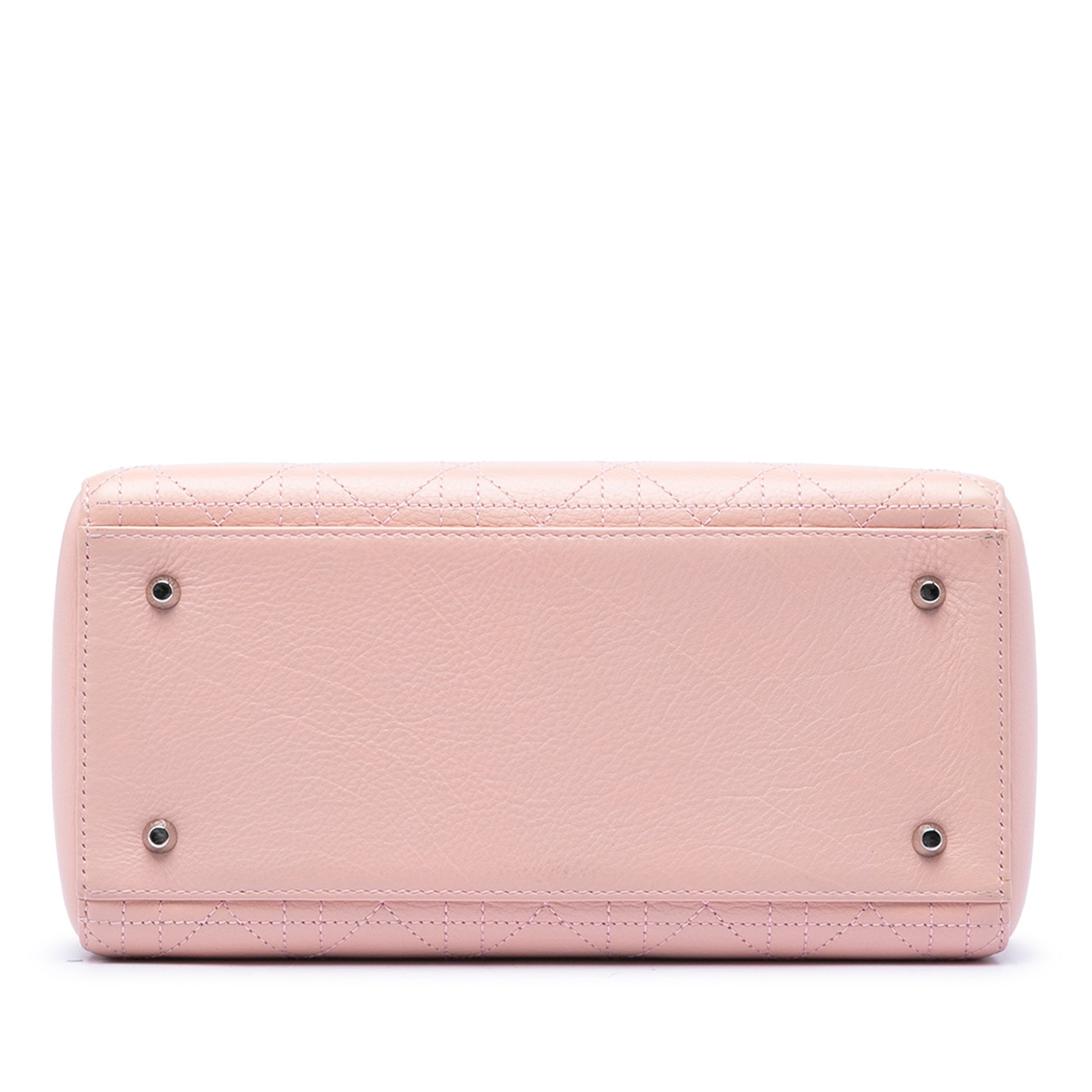 Dior Medium Calfskin Cannage Stitched Lady Dior