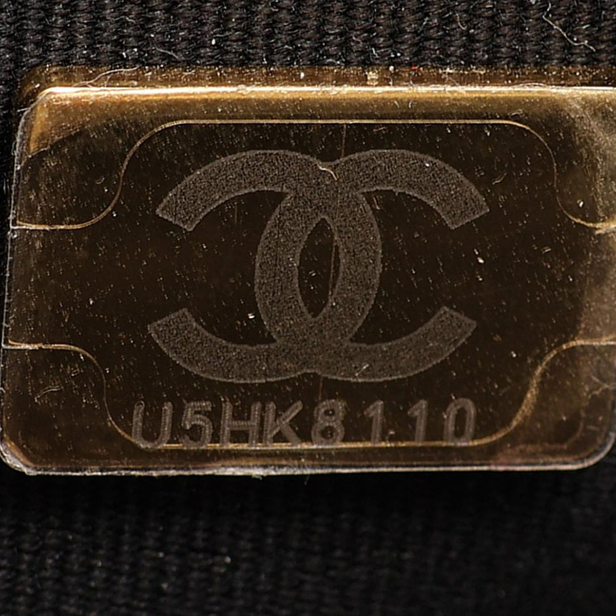 Chanel CC Quilted Caviar Wallet on Chain — Black