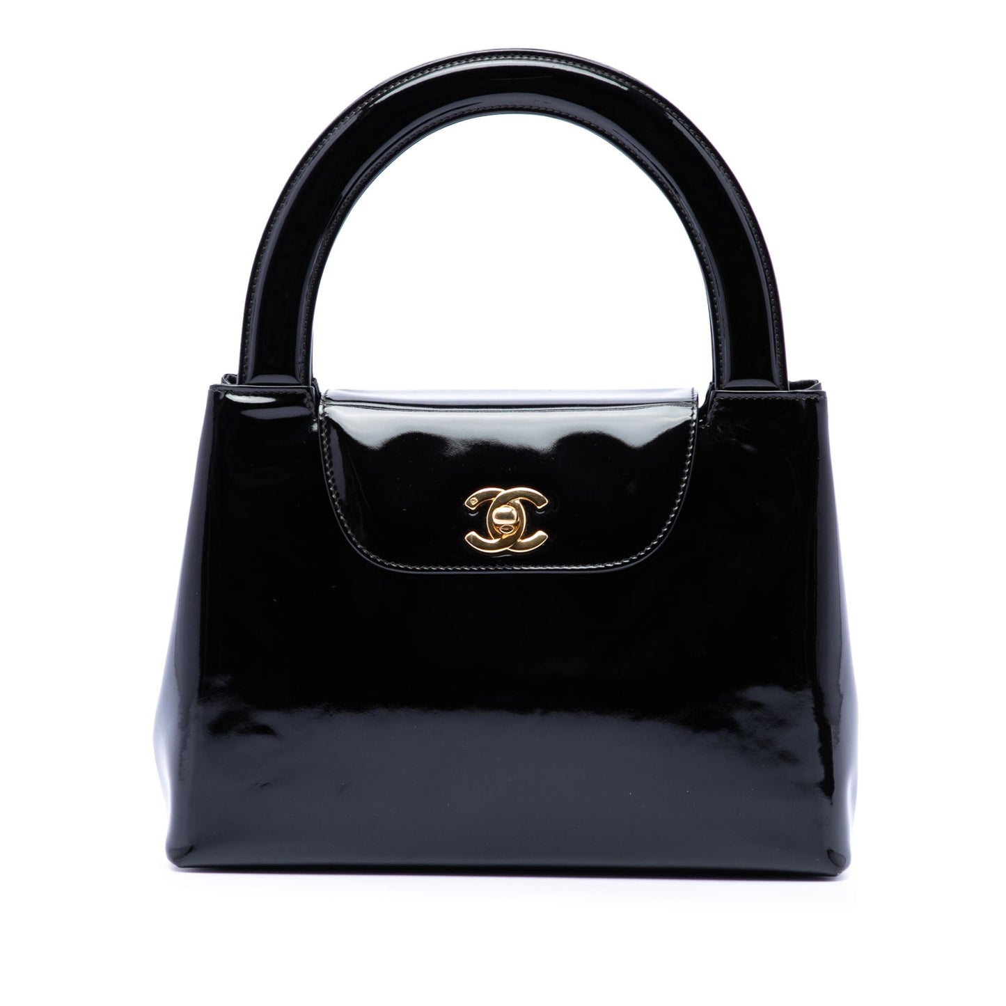 Chanel Patent Kelly Top Handle Flap