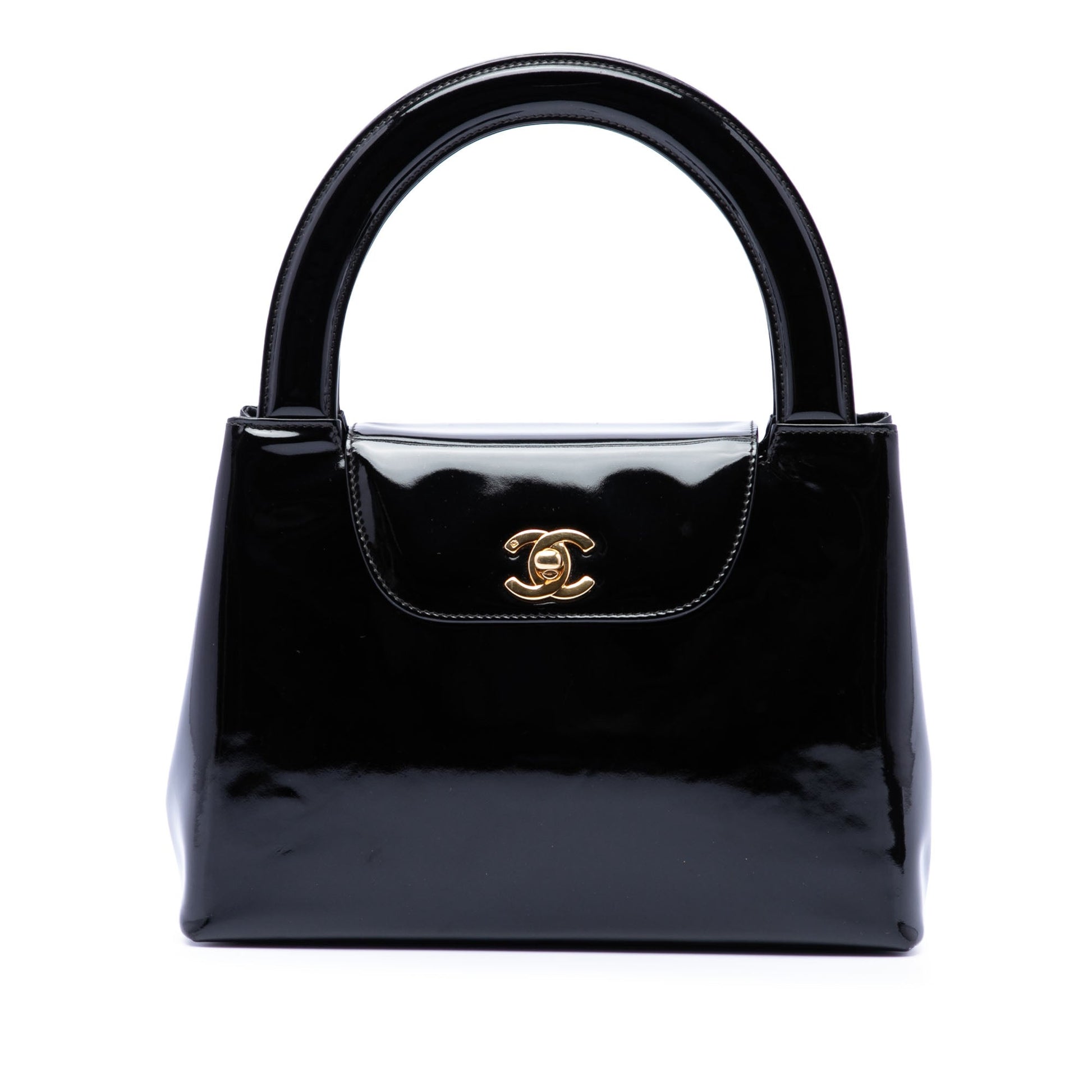 Chanel Patent Kelly Top Handle Flap