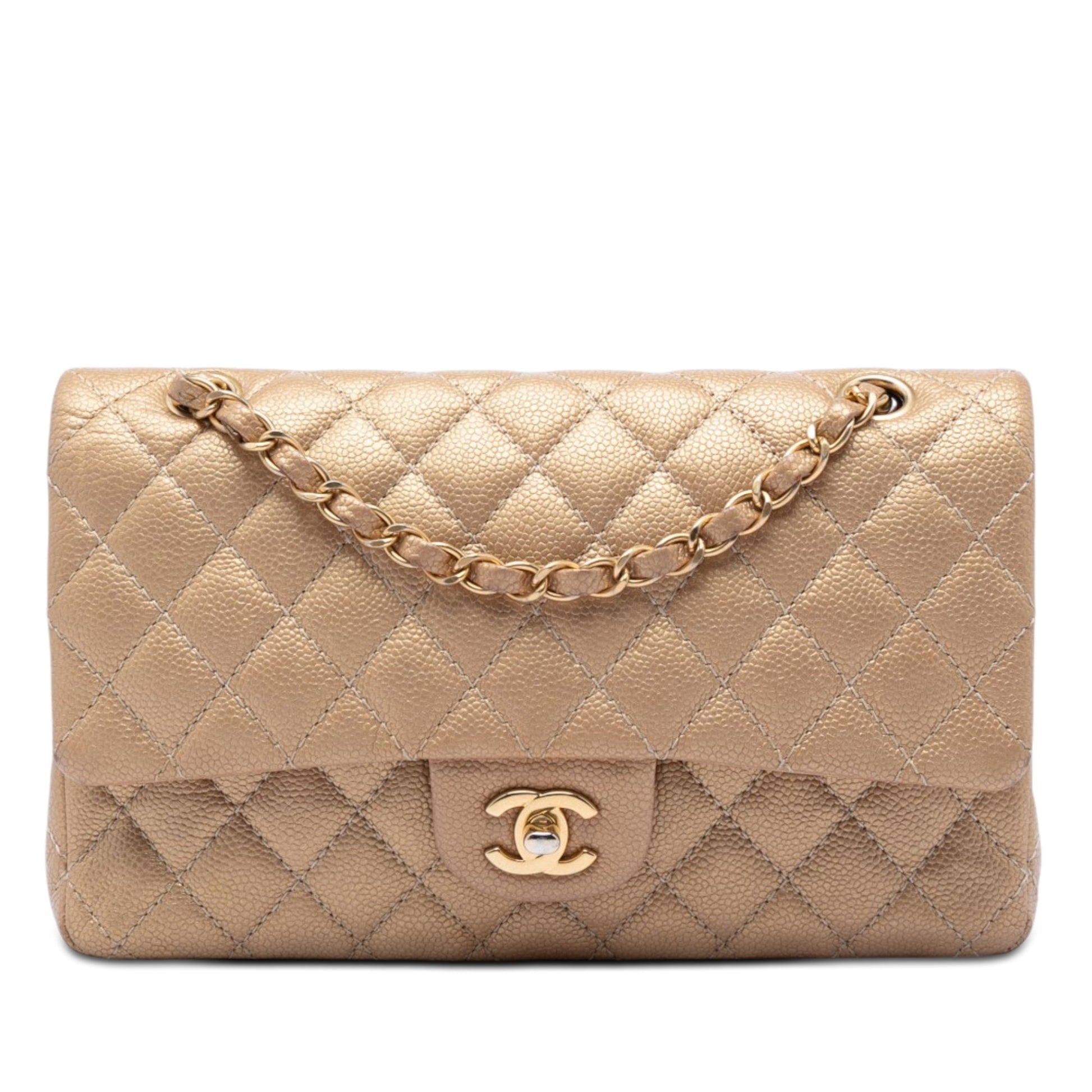 Chanel Medium Classic Iridescent Caviar Double Flap