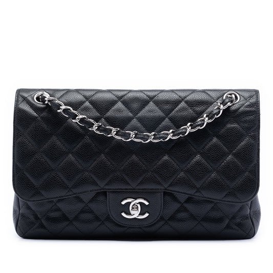 Chanel Jumbo Classic Caviar Double Flap