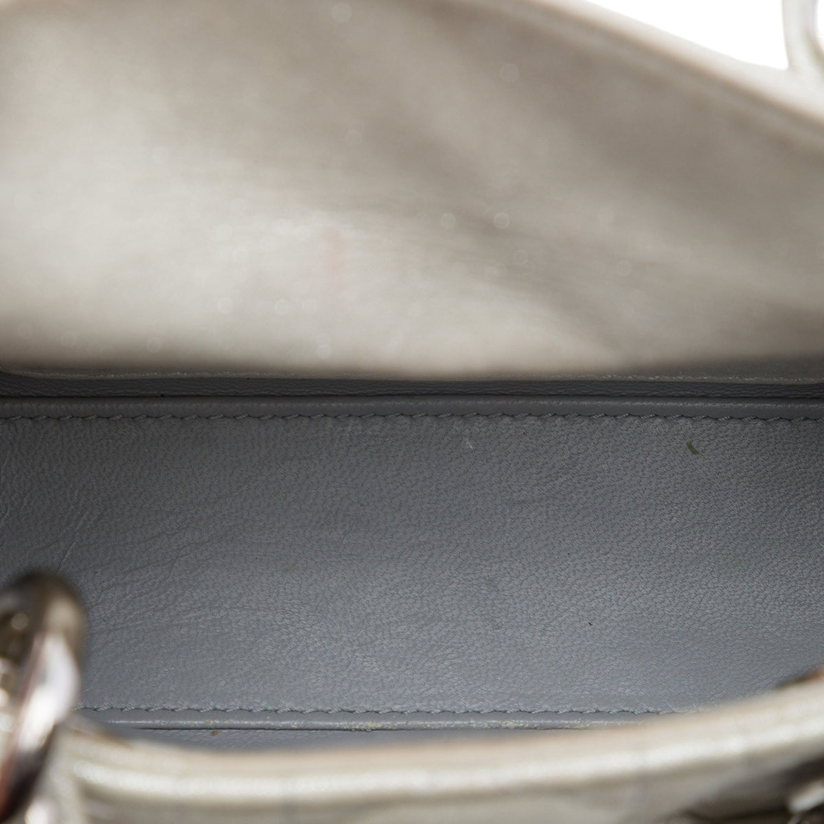 Dior Micro Iridescent Lambskin Cannage Lady Dior