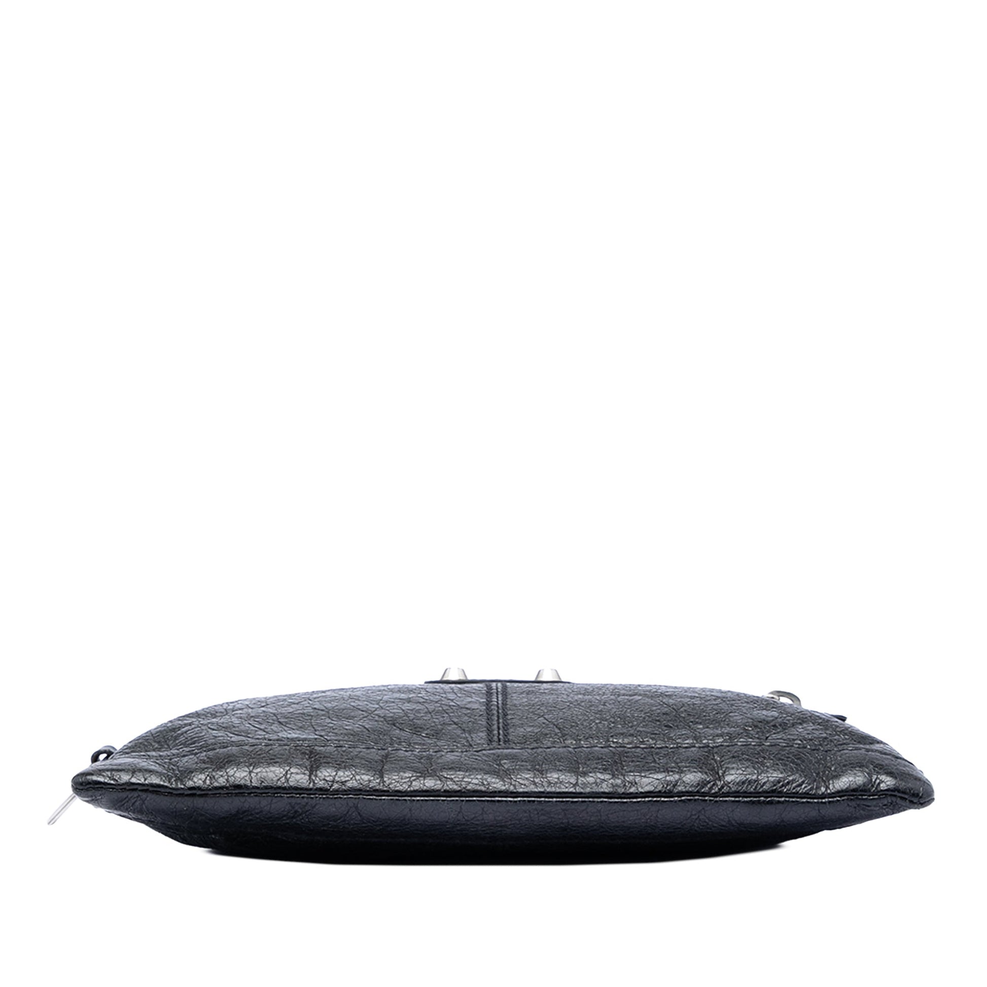Balenciaga Lambskin Motocross Classic Clip S Clutch