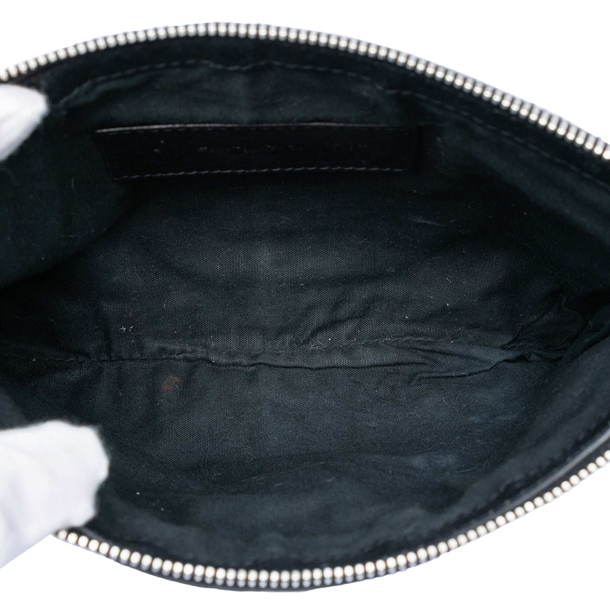 Balenciaga Lambskin Motocross Classic Clip S Clutch