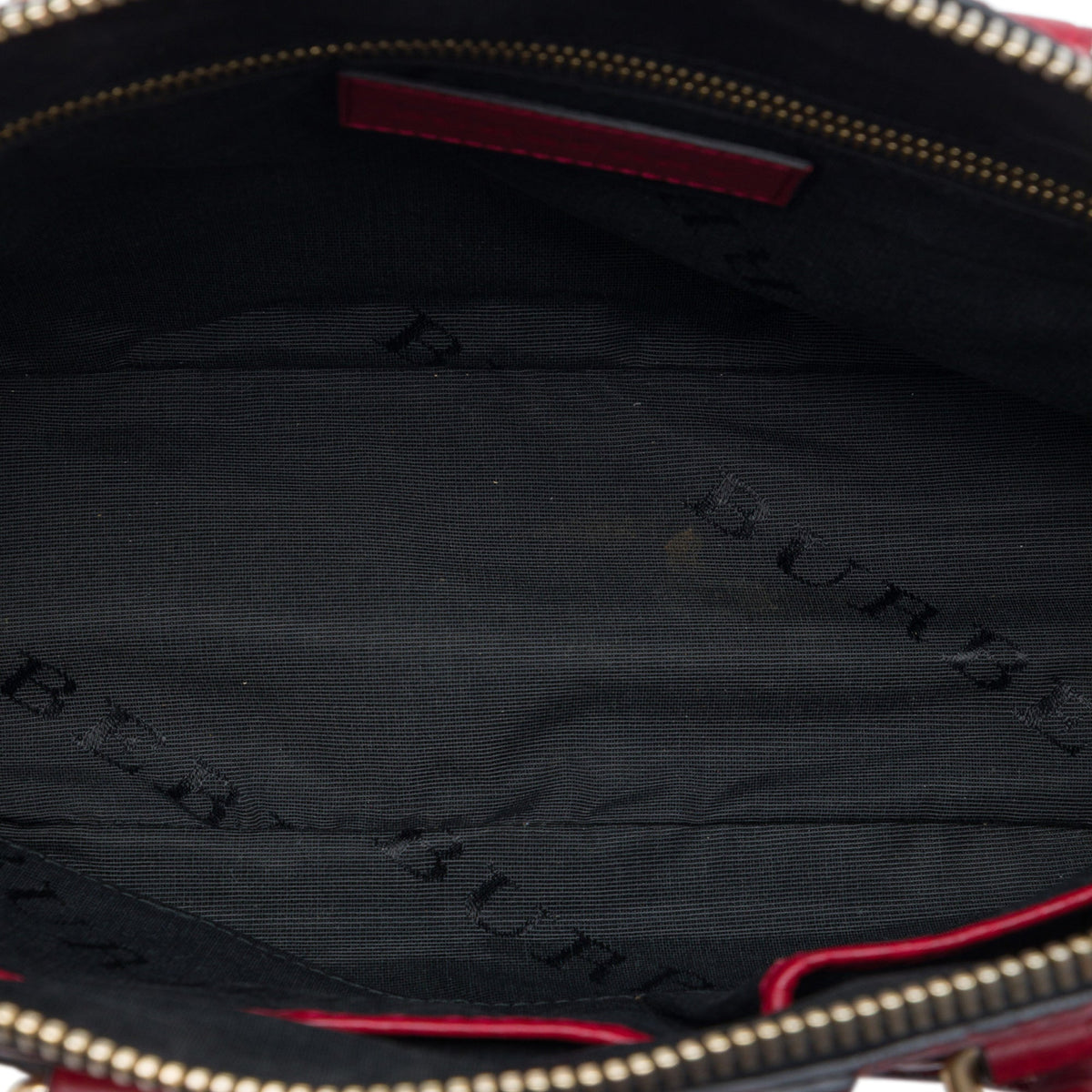 Burberry Small Grained Calfskin Heritage Orchard Bowling Bag