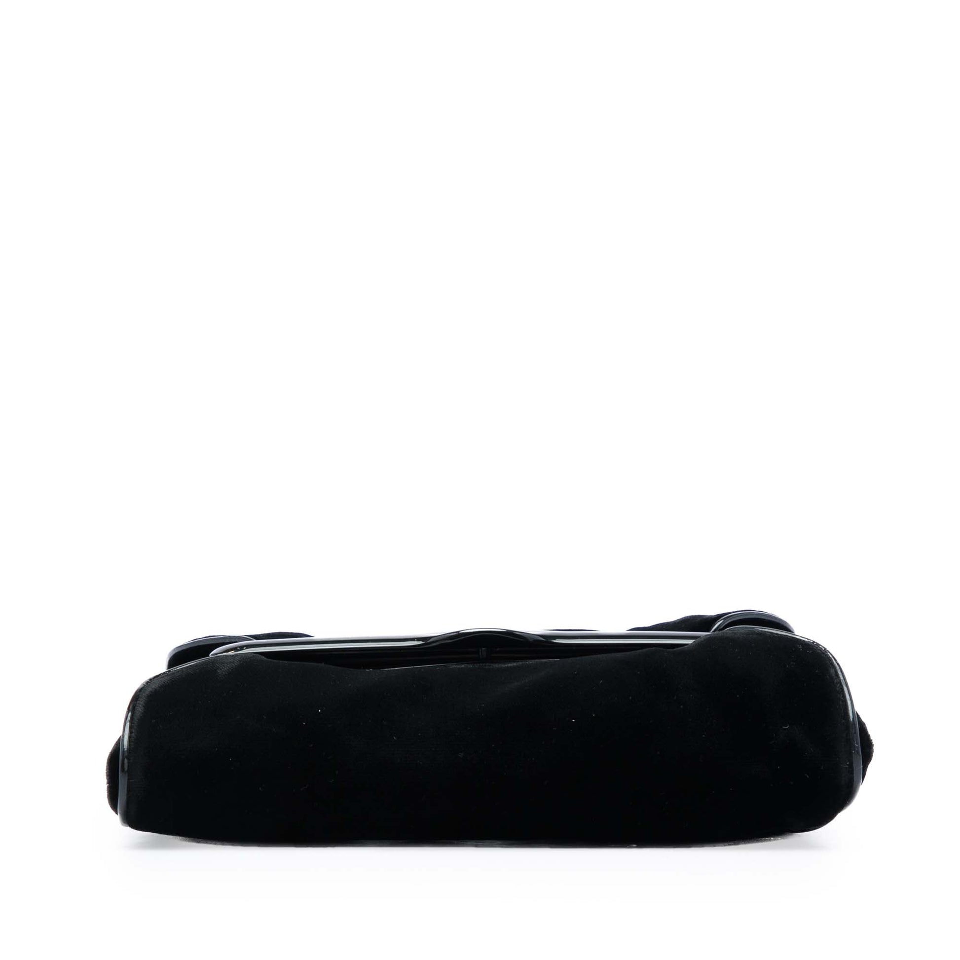 Bottega Veneta Velvet and Patent Clutch
