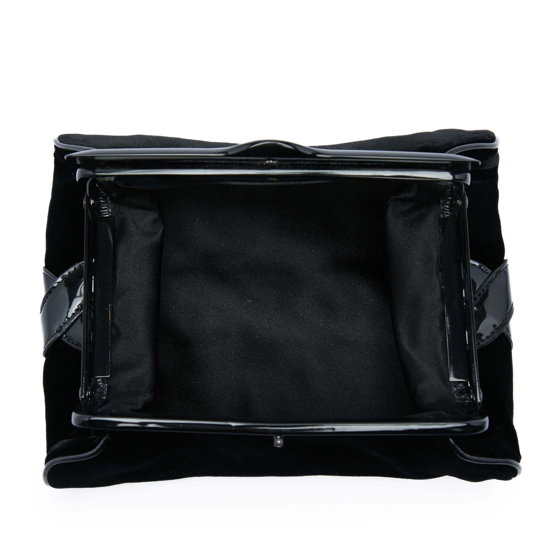 Bottega Veneta Velvet and Patent Clutch
