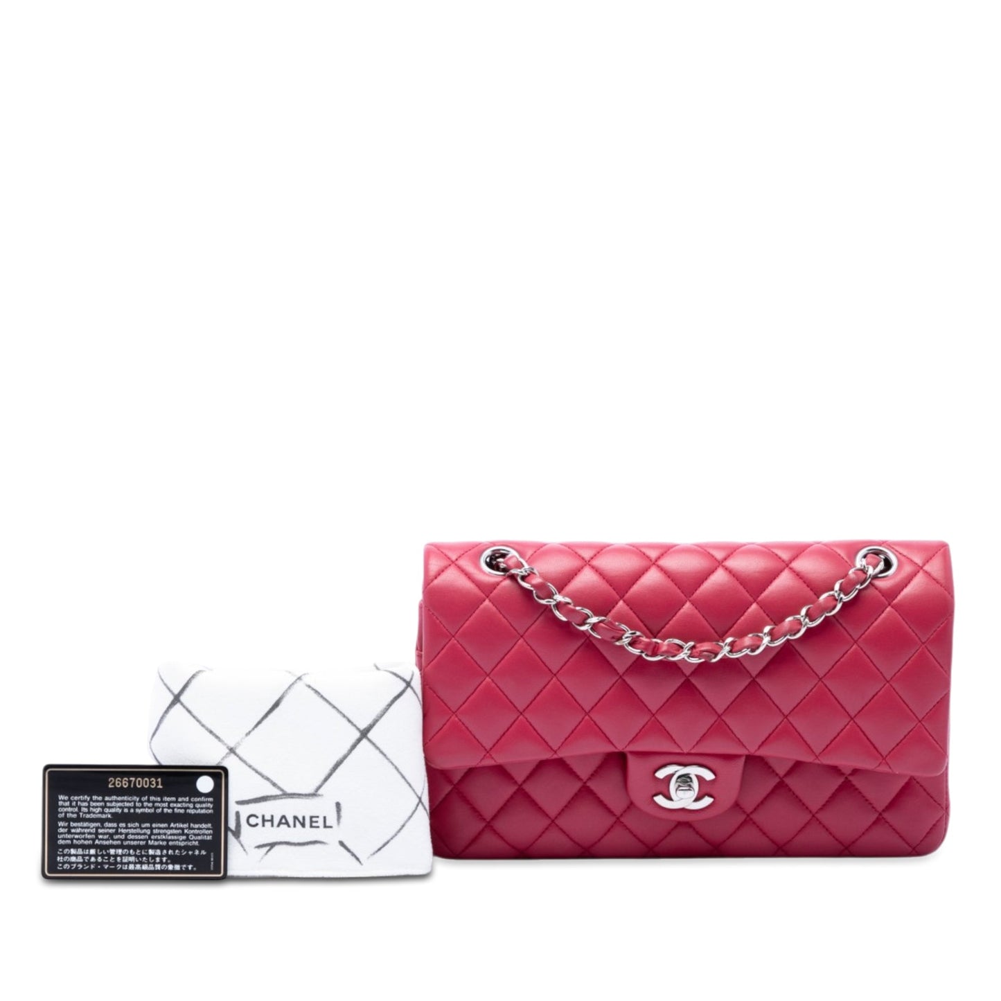 Chanel Medium Classic Lambskin Double Flap