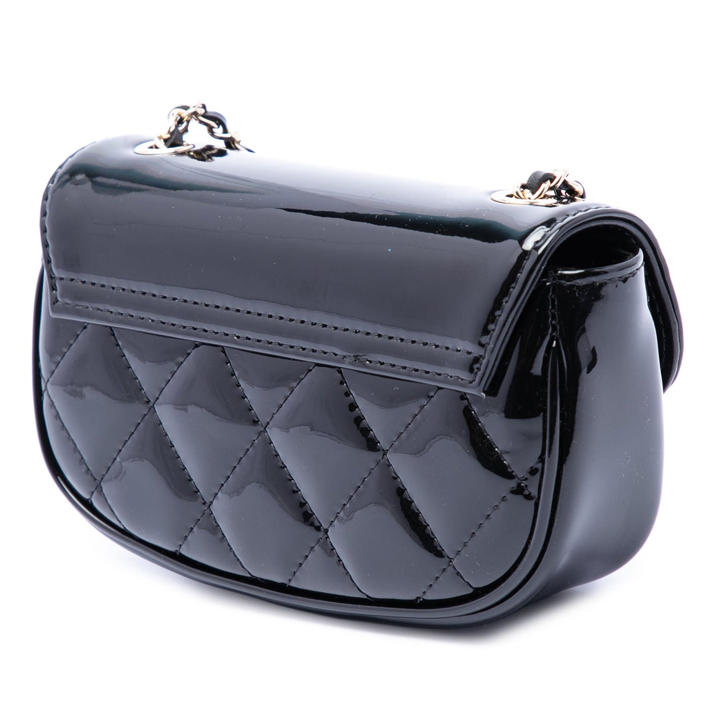 Chanel Mini CC Quilted Patent Single Flap