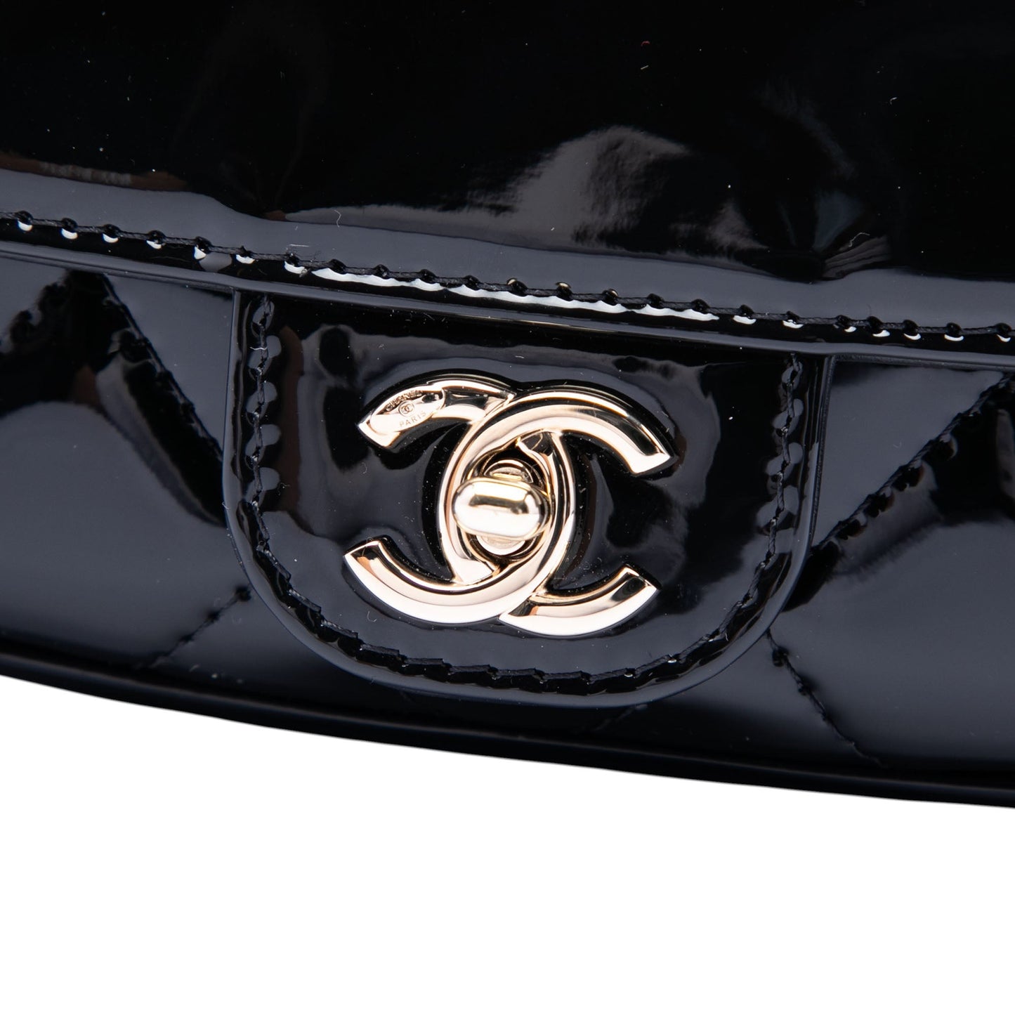 Chanel Mini CC Quilted Patent Single Flap
