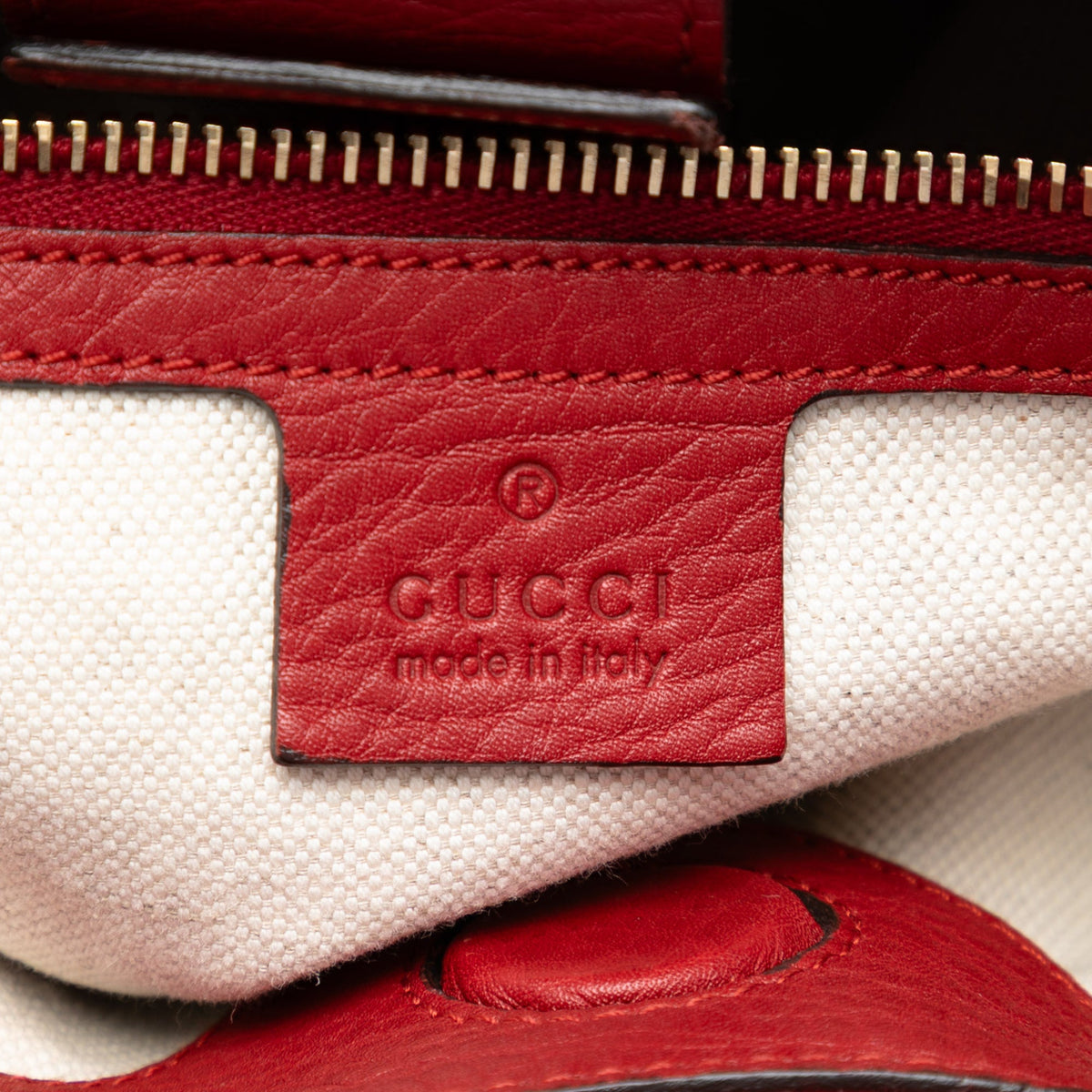 Gucci Large Calfskin Bamboo Shopper Satchel