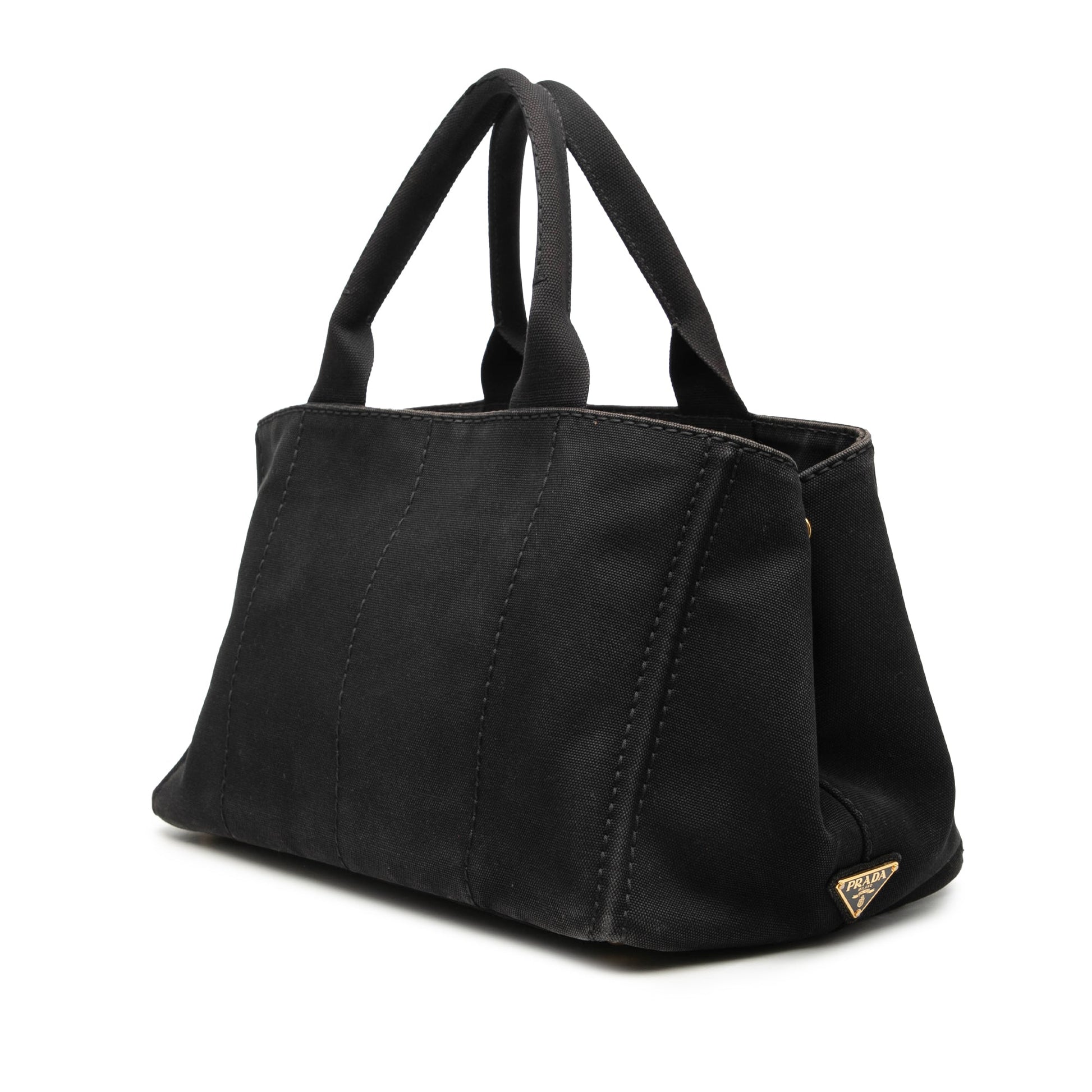 Prada Canvas Canapa Logo Satchel