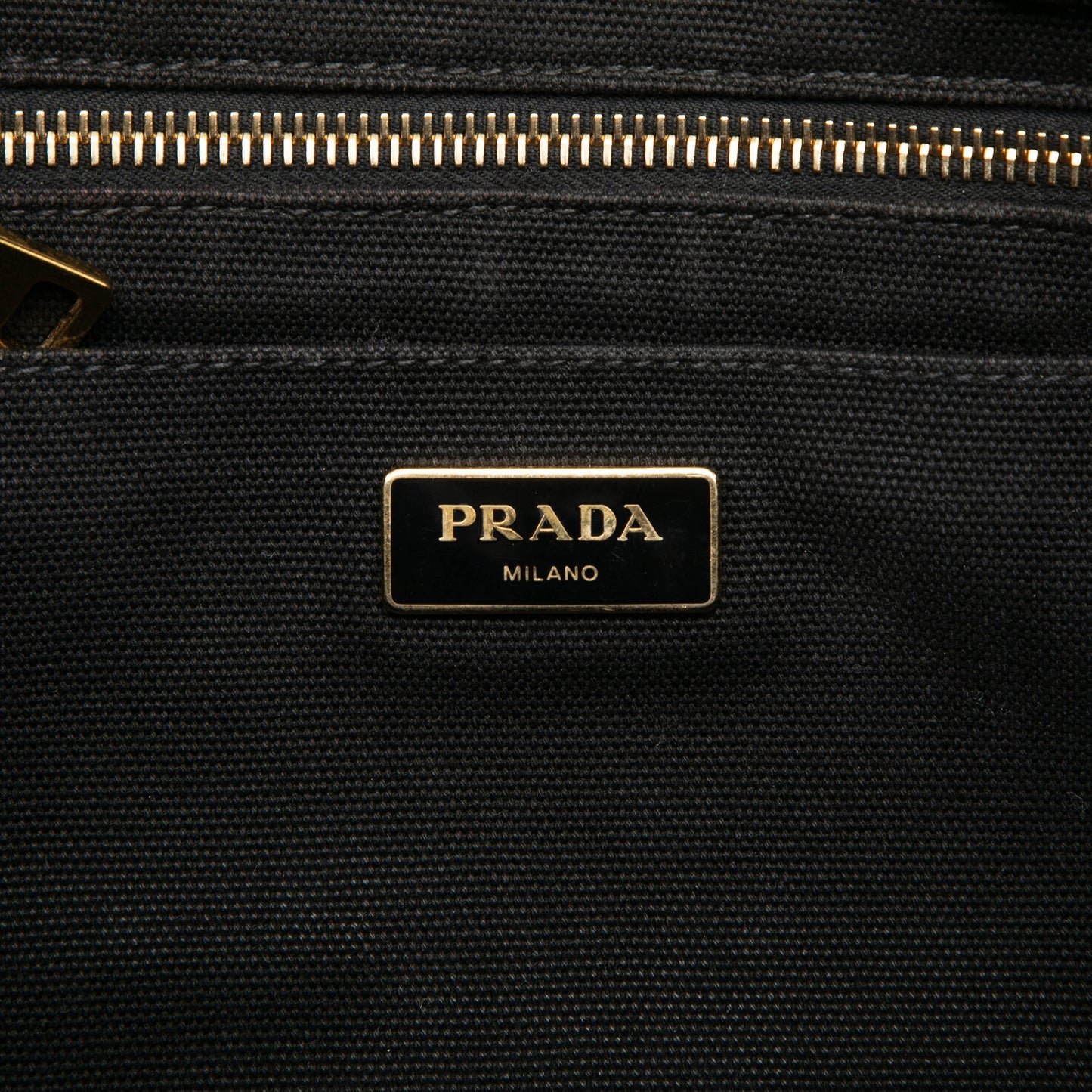 Prada Canvas Canapa Logo Satchel