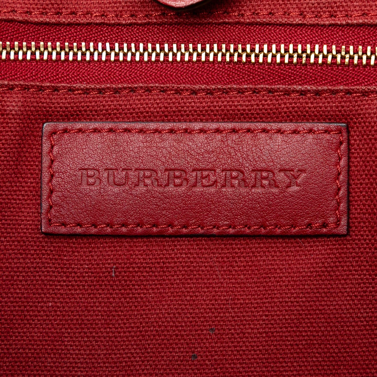 Small Leather Trimmed Haymarket Check Coated Canvas Canterbury Tote