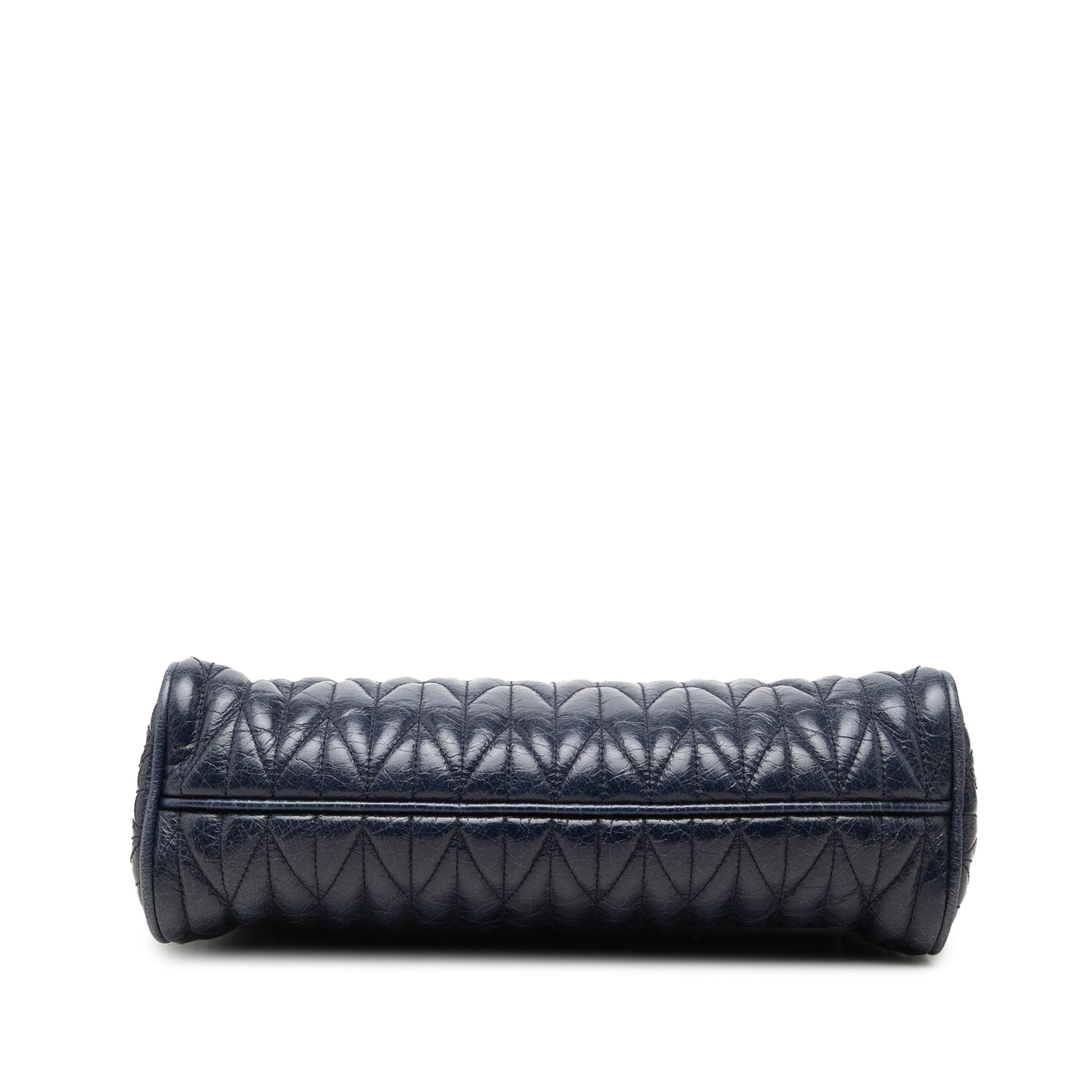 Miu Miu Matelasse Nappa Bow Shoulder Bag