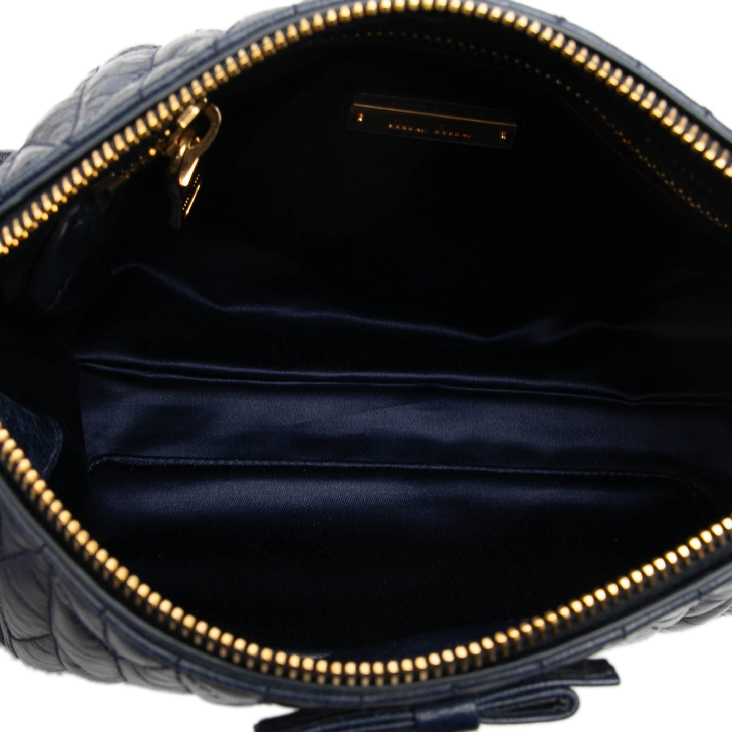 Miu Miu Matelasse Nappa Bow Shoulder Bag
