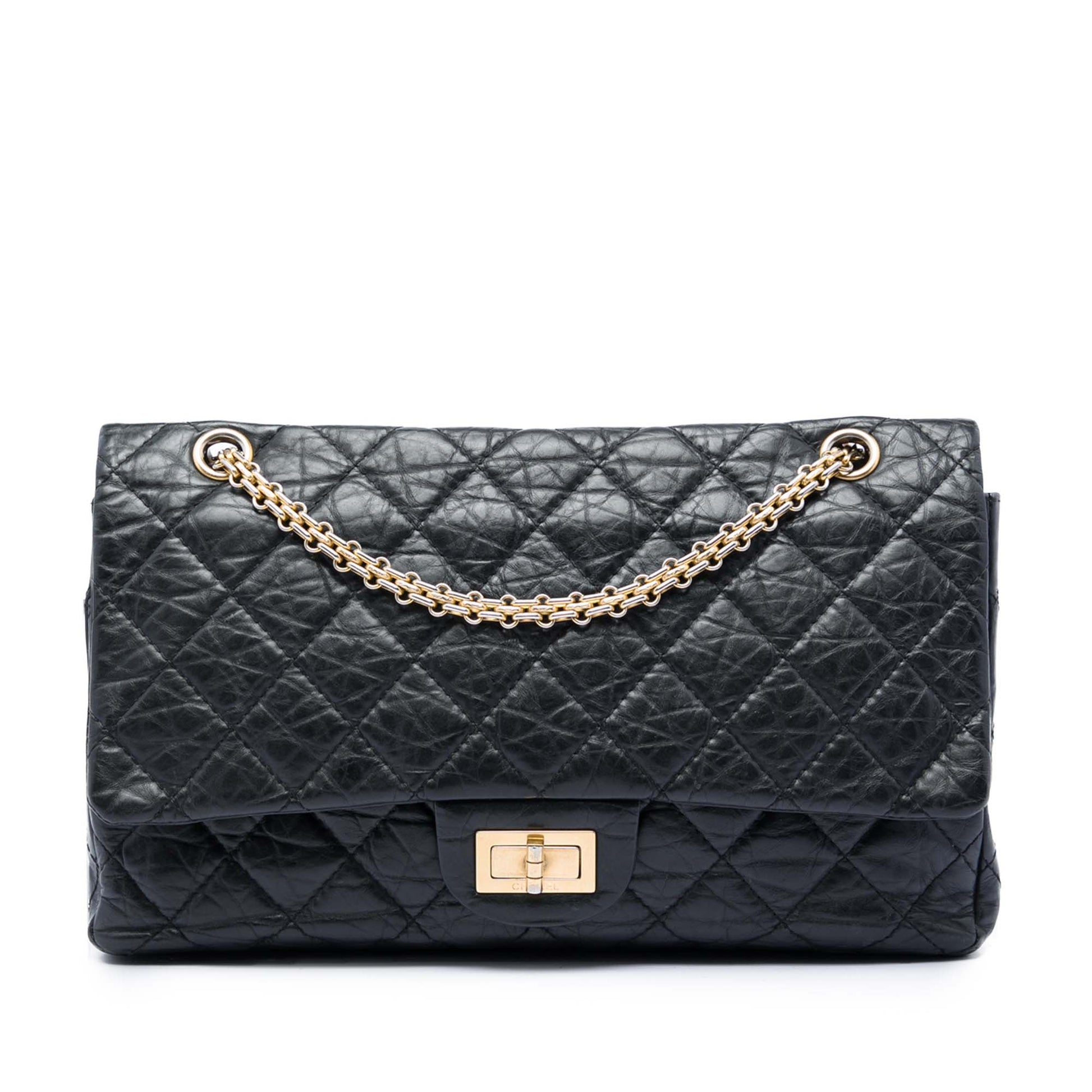 Chanel Quilted Aged Calfskin Reissue 2.55 Double Flap 227