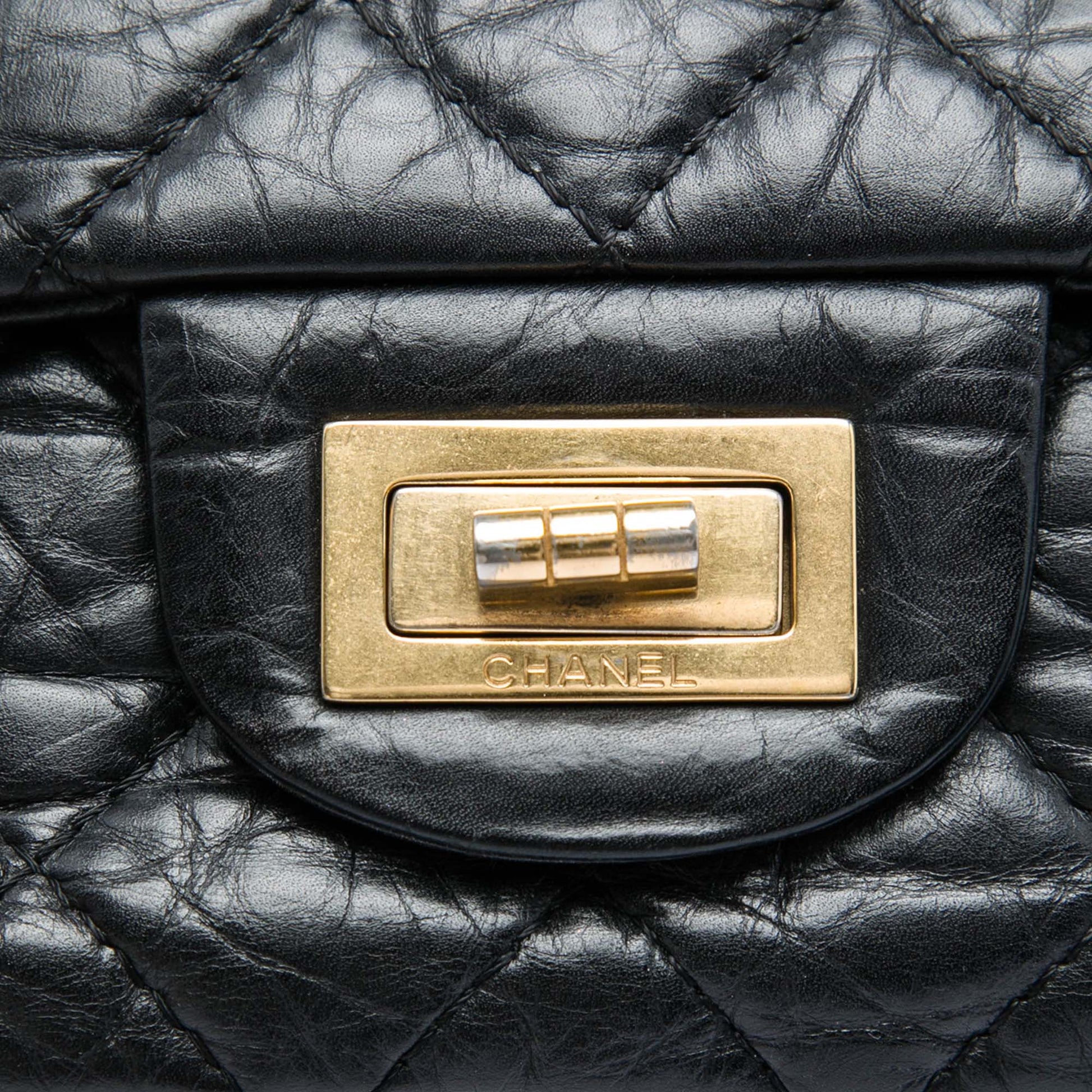 Chanel Quilted Aged Calfskin Reissue 2.55 Double Flap 227