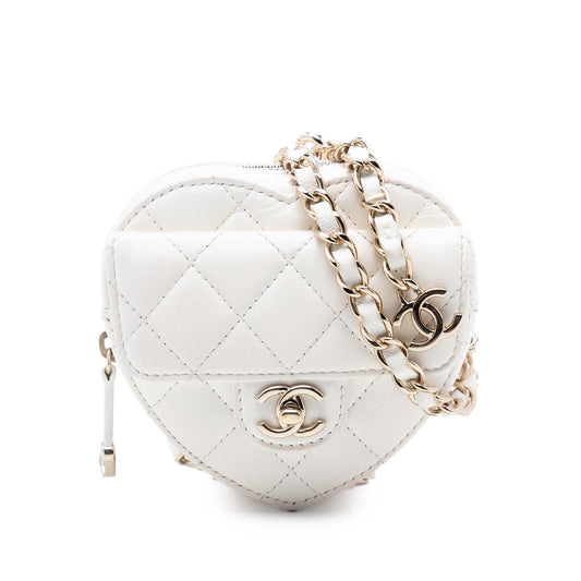 Mini Lambskin CC in Love Heart Belt Bag