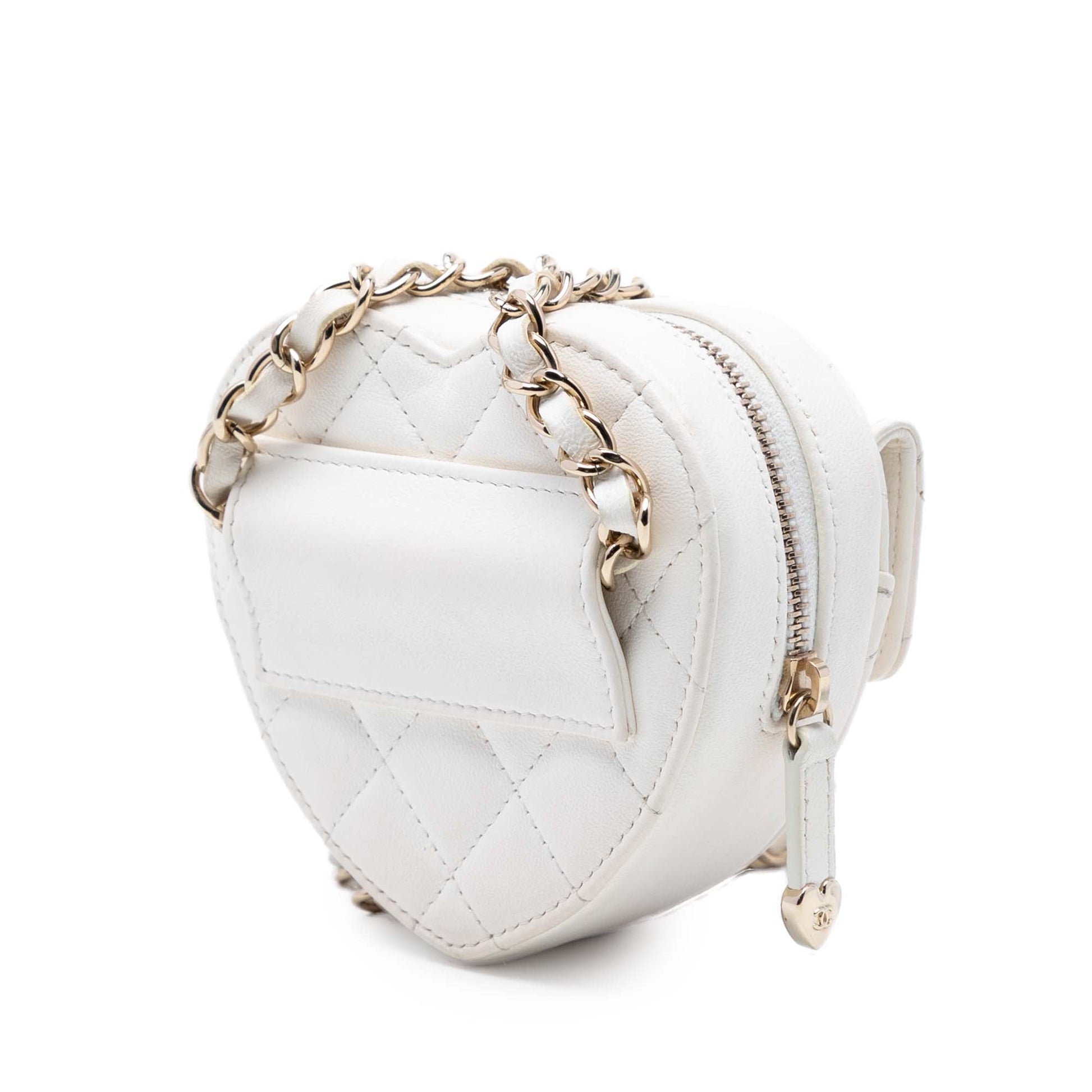 Mini Lambskin CC in Love Heart Belt Bag