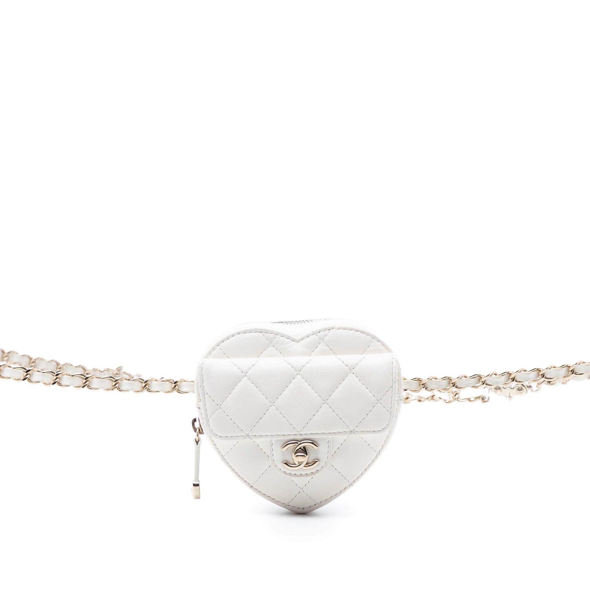 Mini Lambskin CC in Love Heart Belt Bag