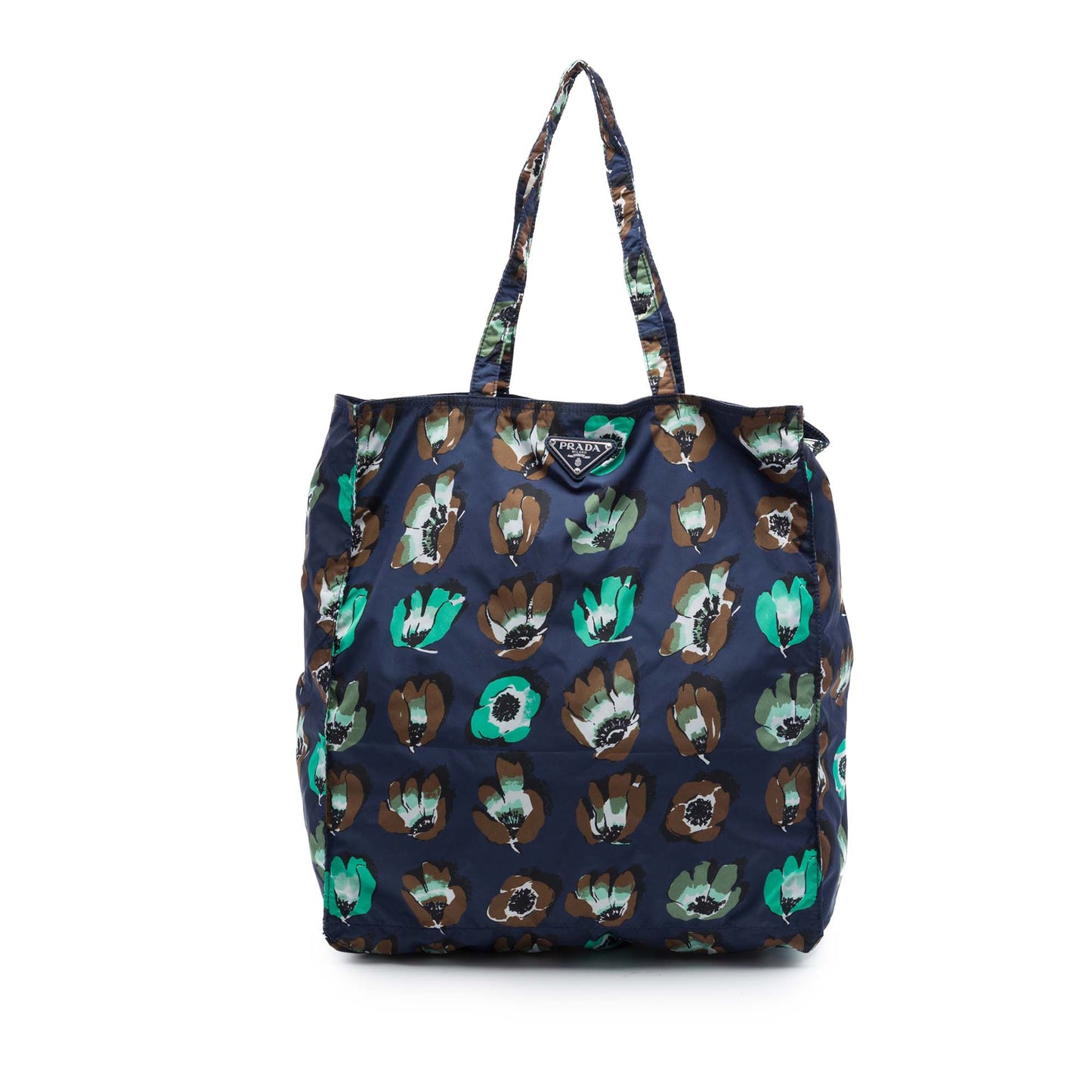 Prada Stampato Tessuto Tote