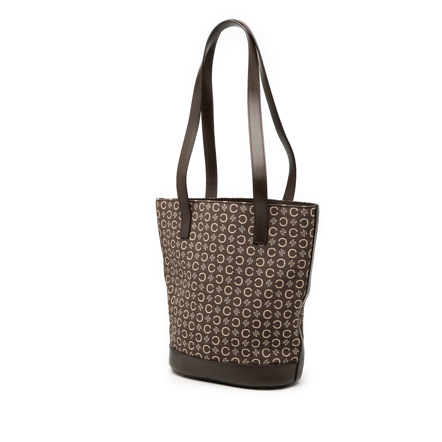 Celine C Macadam Canvas Bucket Bag