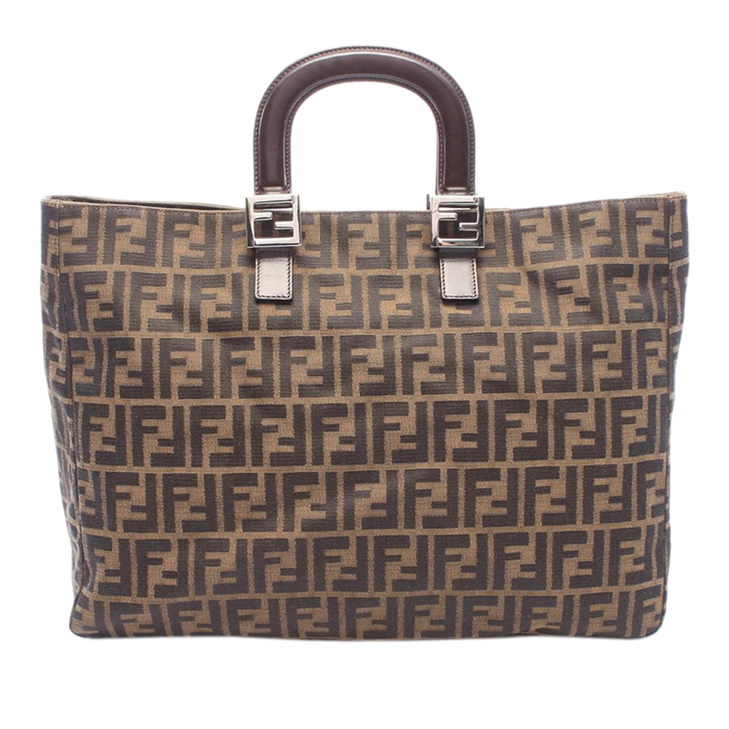 Fendi Zucca Canvas Handbag