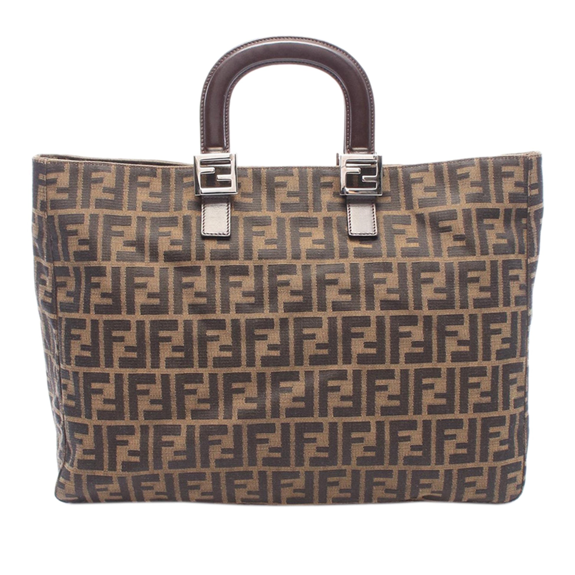 Fendi Zucca Canvas Handbag