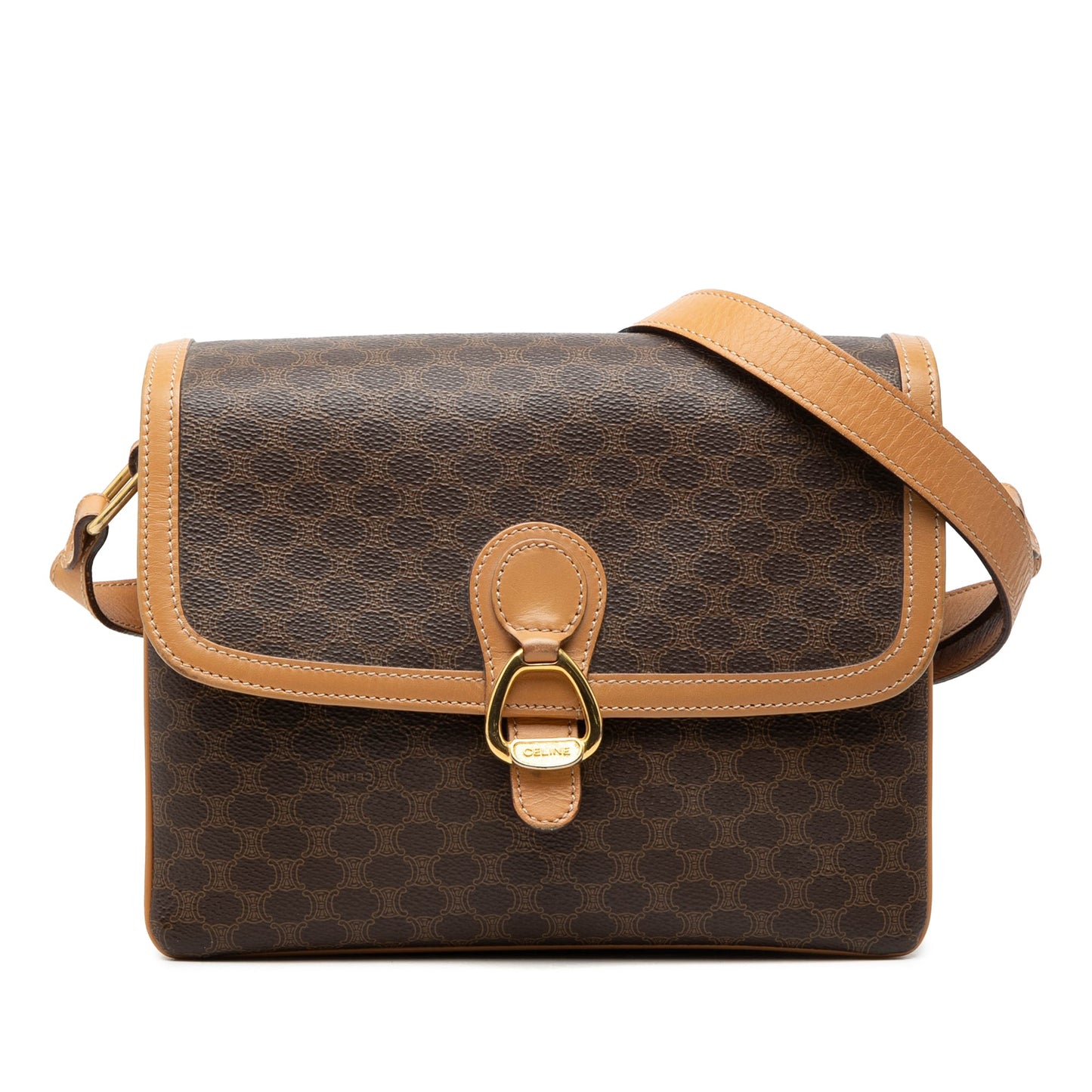 Celine Macadam Coated Canvas Crossbody