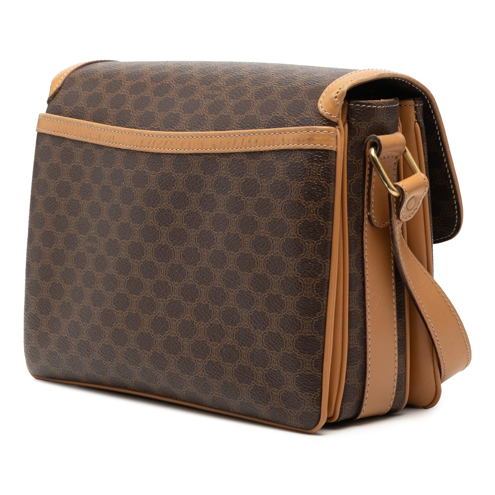 Celine Macadam Coated Canvas Crossbody