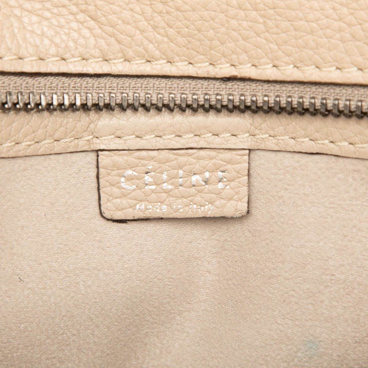 Celine Nano Leather Luggage Tote