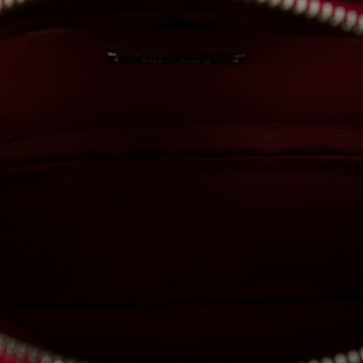 Miu Miu Sequins Paillettes and Calfskin Logo Crossbody — Red