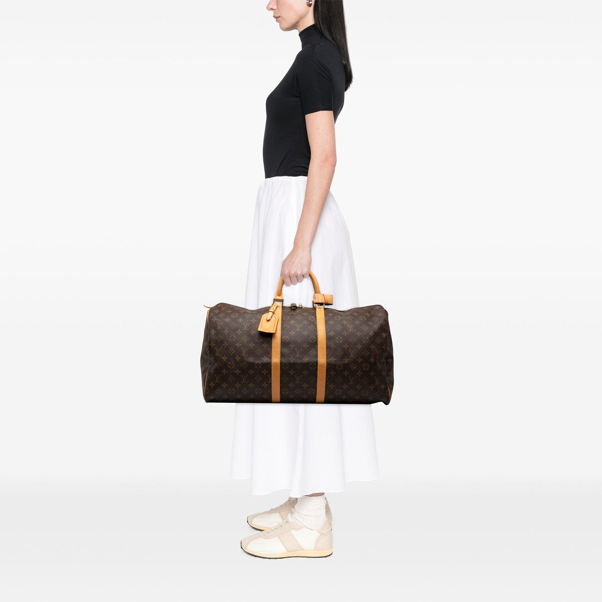 Louis Vuitton Monogram Keepall 55 — Brown