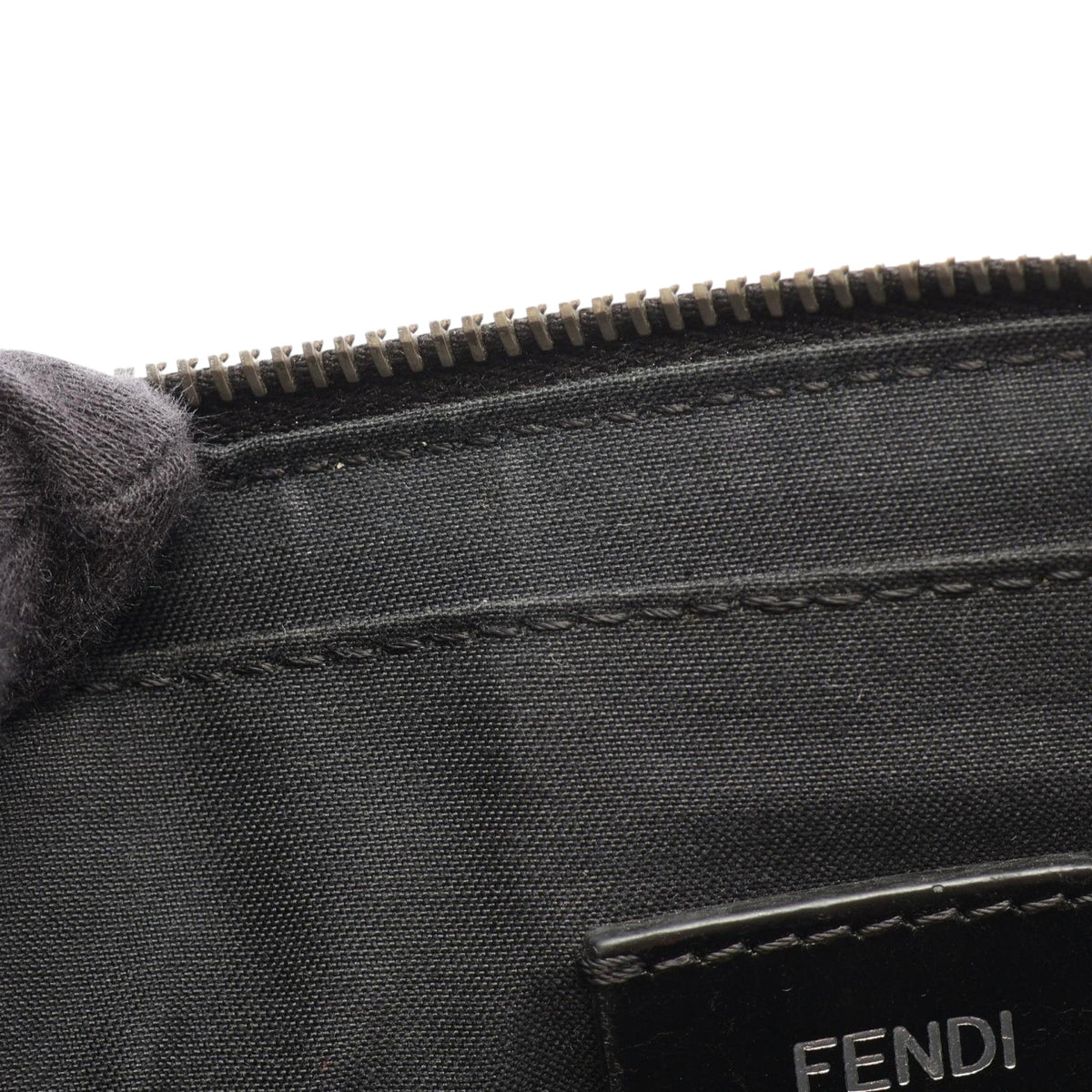 Fendi FF Zucca Camera Bag — Black