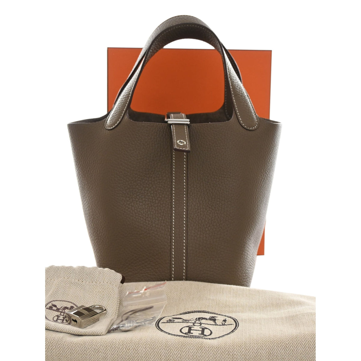 Hermès Clemence Picotin Lock 18 — Brown
