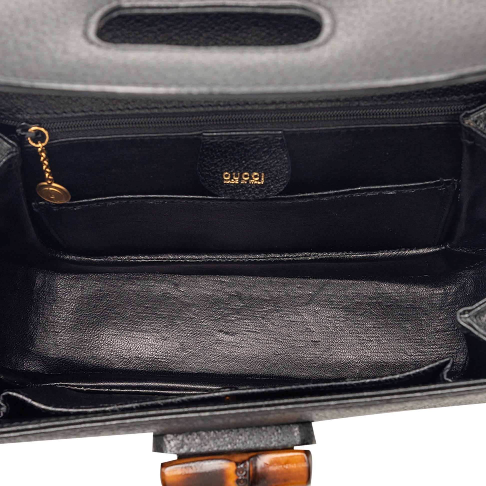 Gucci Small Grained Calfskin Bamboo Night