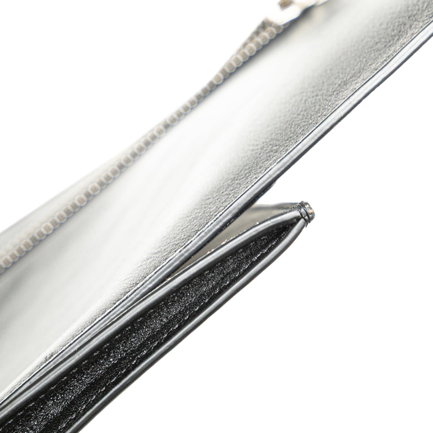 Valentino Leather VRing Neck Pouch
