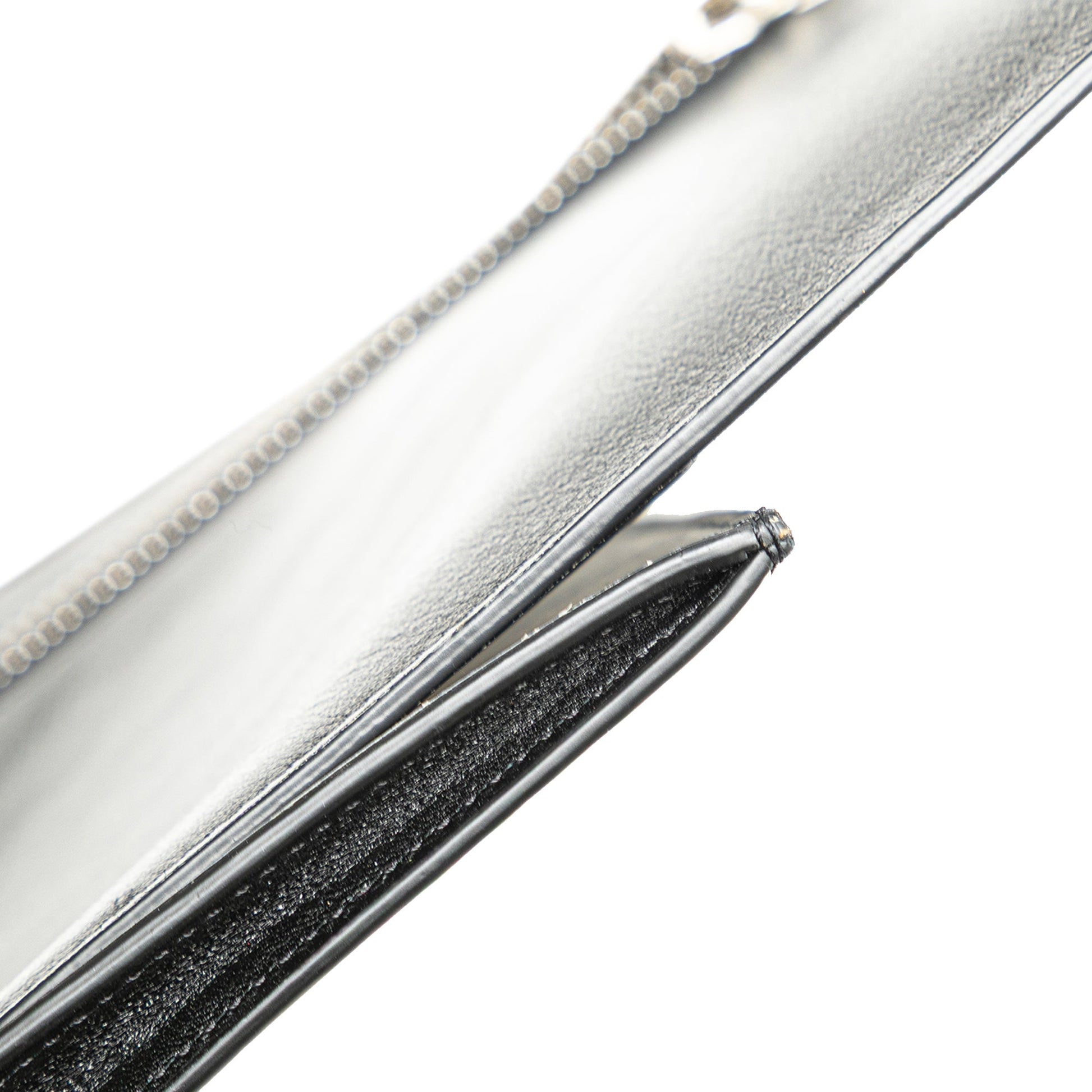 Valentino Leather VRing Neck Pouch