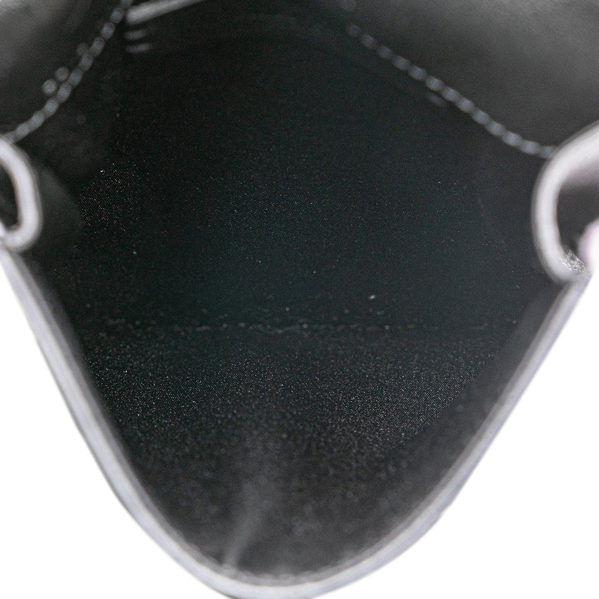 Valentino Leather VRing Neck Pouch