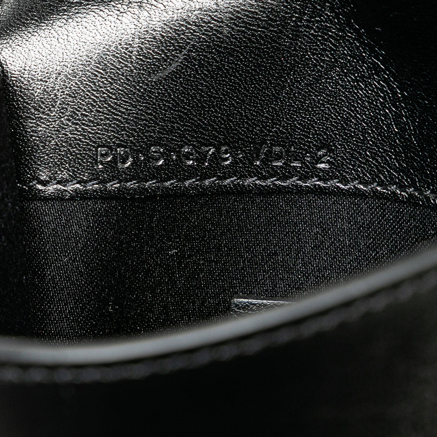 Valentino Leather VRing Neck Pouch