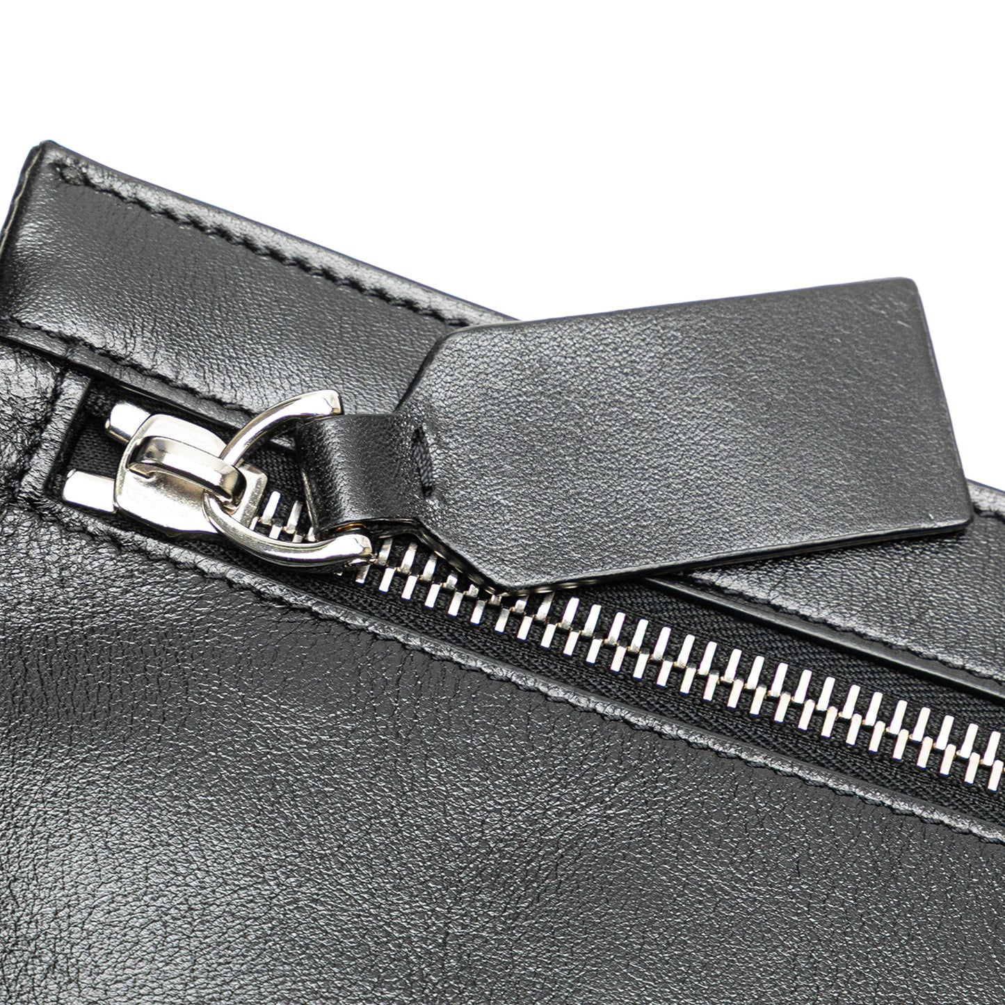 Valentino Leather VRing Neck Pouch