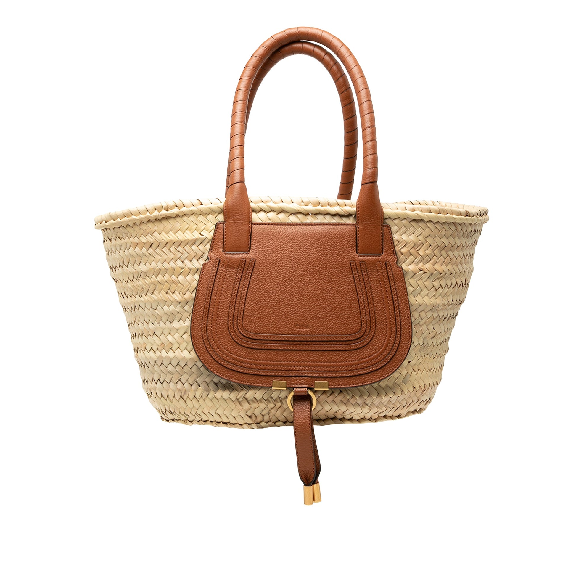 Chloé Medium Raffia Marcie Basket Tote